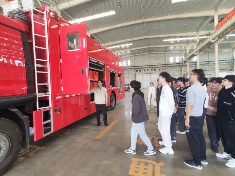 华北水利水电大学师生参观猎鹰安阳制造中心 